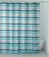 Hefe Stripes badeforh�ng m/bl� striber 120 x 200 cm