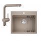 Blanco Etagon 6 k�kkenvask m/Linus k�kkenarmatur - Tr�ffel