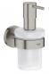 Grohe Essentials s�bedispenser inkl. holder - Steel
