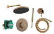 hansgrohe ShowerSelect Comfort S komplet brusesystem til indbygning - B&oslash;rstet bronze