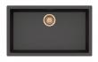 Restsalg - Lavabo Amsterdam 72 kompositk�kkenvask - Antracit/kobber