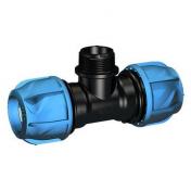 iJOINT 20 mm x 3/4" Tee med nippel til PEM r&oslash;r