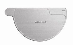 Rheinzink endebund højre 250mm til 10 tagrende