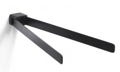 Hefe Piren dobbelt h�ndkl�deholder - Mat sort