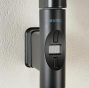 Kriss Nuvo 2 elvarmeelement med rund profil & boostfunktion, 300 Watt, matsort. Kriss Nuvo 2 elvarmeelement med rund profil & boostfunktion, 300 Watt, matsort.