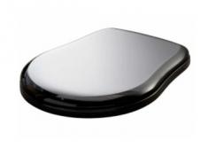 Lavabo Retro s&aelig;de - Blank sort/messing beslag