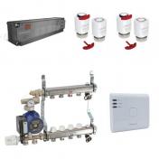 Salus 24 volt tr�dl�s gulvvarmepakke 2 kredse