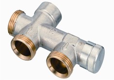 Danfoss RA-KE radiatorkobling med gulvtilslutning til 1-strengsanlæg Danfoss RA-KE radiatorkobling med gulvtilslutning til 1-strengsanlæg