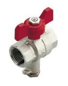 Unico kuglehane med indbygget dykr�r muffe/muffe 1/2