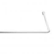 Ridder universal badeforhængsstang - 90 x 90 cm - Hvid