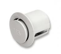 if� aqua 21 trykknap + l�gm�trik hvid