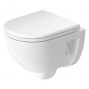 Duravit D-code 48 kompakt rimless væghængt toilet