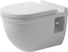 Duravit Starck 3 væghængt toilet (Siddehøjde +5 cm) m/wonderglis