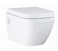 Grohe Euro Ceramic v�gh�ngt toilet Rimless inkl s�de m/soft close og quick release
