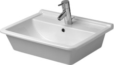 Duravit Starck 3 56 h�ndvask t/nedf�ldning