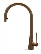 Cass�e Newform Conico k�kkenarmatur m/udtr�k - B�rstet kobber