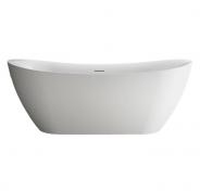 Kriss Noble fritstående badekar - Mat hvid