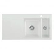 Lavabo Mera 100 porcel�nsk�kkenvask - Vaske til h�jre