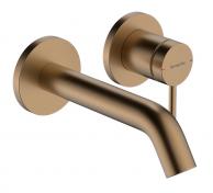 hansgrohe Tecturis S h�ndvaskarmatur t/indbygning m/EcoSmart+ - 165 - B�rstet bronze