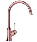 Damixa Tradition Køkkenbatteri m/høj tud - Kobber Damixa Tradition Køkkenbatteri m/høj tud - Kobber