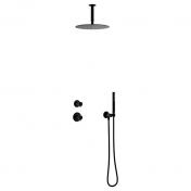 Damixa Iris DS 2 brusesystem til indbygning - Loft - Mat sort