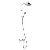 hansgrohe Vernis Blend 200 Showerpipe m/kartud og EcoSmart 1 jet - Krom