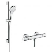 Hansgrohe Croma Select S brusesæt m/Ecostat Comfort termostat
