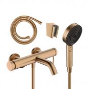 hansgrohe Tecturis komplet badekararmatur 3jet - B�rstet bronze