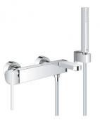 Grohe Plus badekararmatur inkl. h�ndbruser og holder - Krom