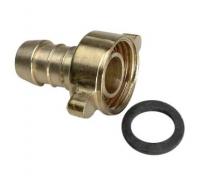 Slangeforskruning 3/4" x 3/4", messing Slangeforskruning 3/4" x 3/4", messing