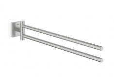 Grohe Start Cube dobbelt svingbar h�ndkl�deholder - Supersteel