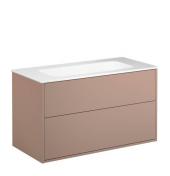 Gustavsberg Artic 100 m�bels�t m/dobbeltvask - Fersken