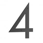 Beslagsboden Nordic husnummer 4 - Mat sort Beslagsboden Nordic husnummer 4 - Mat sort