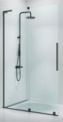 Str�mberg Faro 12 walk-in brusev�g m/skyded�r 800mm - Klart glas/mat sort