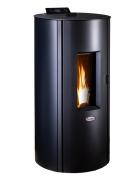 Langå Manola Træpilleovn - Sort