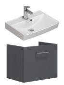 Dansani Mido+ 50 m�bels�t m/Cappella mat vask - Gr� mat