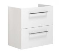 Dansani Mido+ underskab m/2 skuffer t/gulvafl�b - 60 - Hvid h�jglans