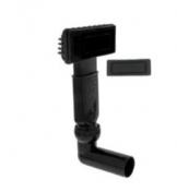 SKANITEK firkantet overløb - Sort mat SKANITEK firkantet overløb - Sort mat