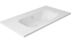 Str�mberg Trento 81 m�belvask - 1 hanehul - Mat hvid