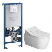 Duravit Me by Starck rimless komplet pakke inkl. SensoWash Slim bidets�de og Grohe SLX cisterne