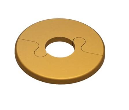 Metalwo Alu fit rosette &Oslash;18 - B&oslash;rstet messing