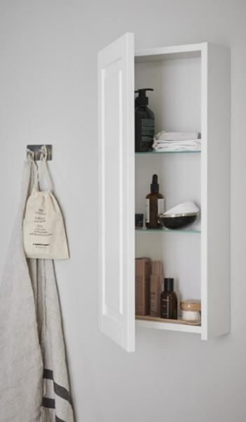 Hafa Grace v&aelig;gskab - Mat hvid ramme