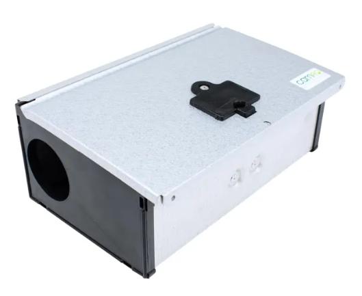 Camro SC topåbnet Safebox med rotte- og museklapfælde, komplet Camro SC topåbnet Safebox med rotte- og museklapfælde, komplet