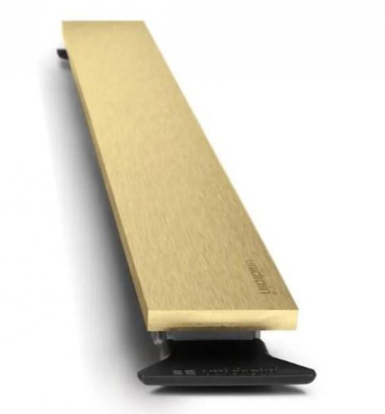 Unidrain Highline panel - Børstet messing - 300 mm Unidrain Highline panel - Børstet messing - 300 mm