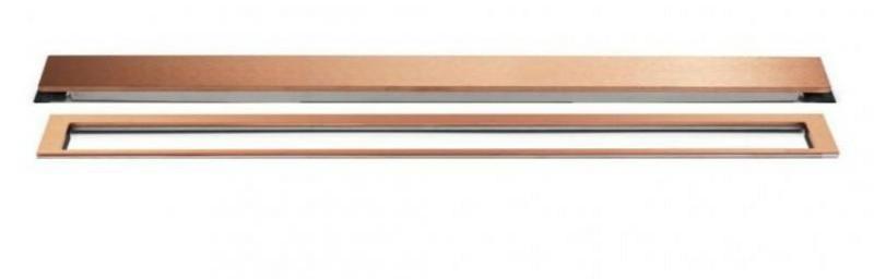 Unidrain afløb 300 mm/10 mm ramme - Børstet kobber Unidrain afløb 300 mm/10 mm ramme - Børstet kobber