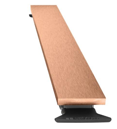 Unidrain Highline panel - B&oslash;rstet kobber - 700 mm