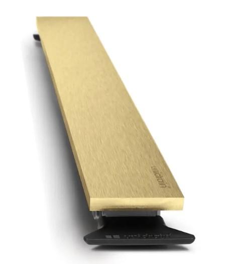 Unidrain Highline panel - Børstet messing - 800 mm Unidrain Highline panel - Børstet messing - 800 mm