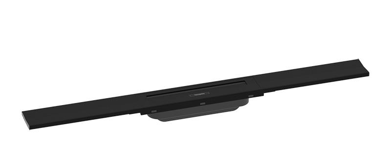 Hansgrohe RainDrain Flex kappes&aelig;t frit i gulv - 70 cm - Mat sort