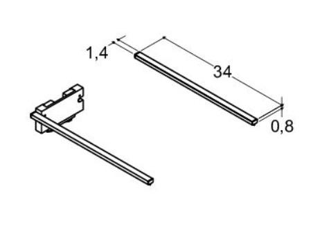 Dansani batteridrevet skuffelys til 1 skuffe D35 Dansani batteridrevet skuffelys til 1 skuffe D35