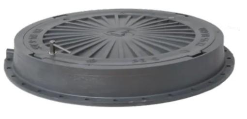 Lauridsen 600 mm rund karm/dæksel m/lås - 1,5 t Lauridsen 600 mm rund karm/dæksel m/lås - 1,5 t